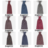100% Silk Neckties Mens Tie Fashion Neck ties Wedding Ties Mix Color Business Tie  8cm Blue Silk Ties zometg jinquedai