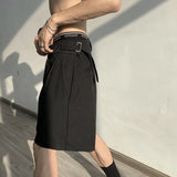 Fashion Casual Shorts Men Summer Korean Chic Wide Leg Trousers Male Knee-length Sashes Draped Loose Retro Popular High Street jinquedai