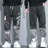 Jinquedai High quality Fashion Men Cargo Pants Hip Hop Trend Streetwear Jogging Pants Men Casual Elastic Waist Men Clothing Trousers jinquedai