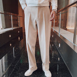 Jinquedai classy outfits Join for Payment Men's Draping Wide-Leg Pants Loose Trousers Men's Solid Color Suit Pants Men's Pants