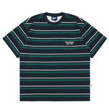 Jinquedai outfits for men Summer American Retro Shirt Cotton Striped Short Sleeve Casual Loose T-shirt Boys Trendy All-Matching Top Clothing jinquedai