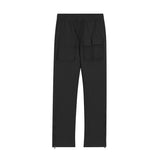 Jinquedai Guys Clothing Styles High Street Functional Style Trousers Zipper Micro Flared Pants Men's Street Casual All-Match Fashion Pants jinquedai