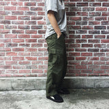 Jinquedai Guys Cothing Styles Super Recommend! Japanese Carhart Carhartt Overalls Heavy Washed Plaid Multi-Pocket Loose Trousers jinquedai