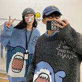 Jinquedai sweater French Style Couple Clothes Niche Design Sense Autumn Clothes Cartoon Cute Pullover Women's Loose Autumn and Winter Outer Wear jinquedai