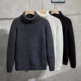 Jinquedai fall outfits men Turtleneck Sweater Men's Korean-Style Loose Winter New Men's Inner Wear Thickened Pullover Knitted Bottoming Shirt Woolen Clothes jinquedai