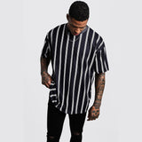 Jinquedai outfits for men 2024 3DT T-shirt Casual Men's T-shirt Short Sleeve 3D Printed T-shirt Simple Striped jinquedai