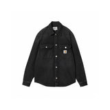 Jinquedai carhartt jacket outfit New Heavy Washed Pocket Workwear Denim Shirt Loose American Retro Coat Jacket jinquedai