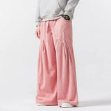 Jinquedai 2025 Spring Men Corduroy Harem Pants Men Casual Wide Leg Pants Male Oversize Jogger Harajuku Pants Men Oversized Trousers 5Xl jinquedai