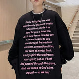 American Vintage Letter Print Sweatshirts Men Loose Oversized O Neck Sweatshirt Tops Korean Fashion Harajuku Streetwear Hoodie jinquedai