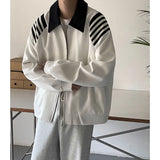 Jinquedai Color Blocking Patchwork Workwear Lapel Jacket Men's and Women's High-end Functional Style Retro Couple Loose Casual Top Jacket