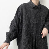 Jinquedai Shirts Men Japanese Style Loose  Leisure Long Sleeves Chic New All-match Solid Summer High Street Simple Popular College Daily jinquedai