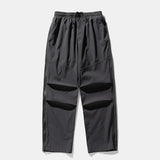 Jinquedai Men's Side Zipper Functional Parachute Soldier Pants Spring Anti Splash Pants Outdoor Anti Splashing Functional Work Trousers jinquedai