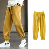 Jinquedai New Autumn Winter Corduroy Sweatpants Men Baggy Joggers Fashion Streetwear Loose Casual Harem Pants Plus SIze 8XL jinquedai