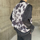 Trend Men's Jackets Vest Personality Dual Face Casual Tank Tops Fashionable Jacquard Versatile Waistcoat New Autumn jinquedai