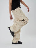 American Street Cargo Pants Men Hip Hop Wide Leg Trousers Male Cargo Y2K Pleated Loose Casual Men Designer Clothes jinquedai