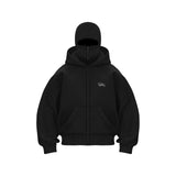 Jinquedai 2025 new ins tide brand double hat unique design hooded sweater autumn and winter new men's and women's same loose Y2K sweater jinquedai