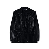 Jinquedai Male Shiny Blazers Stylish Sequin Decor Mens Blazer Suit Jackets Spring jacket men Dazzling Stage Clothing For singers jinquedai