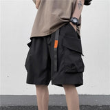 Jinquedai Summer Men's Functional Cargo Shorts 2024 New Multi-pocket Baggy Gym Short Sweatpants Y2K Streetwear Bermuda shorts Masculina jinquedai