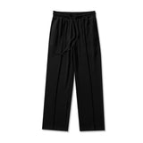 Jinquedai Drawstring Sweatpants Men's Fashion Casual Wide-leg Pants Men Streetwear Loose Straight Trousers Mens Joggers Track Pants S-2XL jinquedai