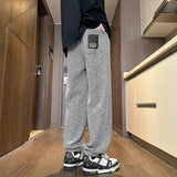 Jinquedai Street wear Striped Sweatpants Men 2024 Spring New Casual Straight Harem Pants Men Korean Hip Hop Track Pants Plus Size 5XL-M jinquedai