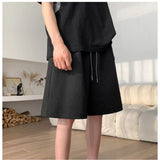 Jinquedai American High Street Oversize Basketball Shorts for Men's Summer Wide Leg Casual Shorts jinquedai