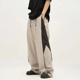 Casual Baggy Men's Sports Pants Oversized Hip Hop Joggers Harajuku Streetwear Male Sweatpants Wide Leg Trousers Korean jinquedai