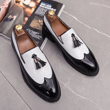 Fashion Shoe Office Shoes for Men Casual Shoes Breathable Leather Loafers Driving Moccasins Comfortable Slip on Three Color jinquedai