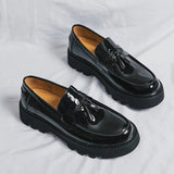 New Black Loafers Men Pu Leather Shoes Breathable Slip-On Solid Casual Shoes Handmade Free Shipping Men Dress Shoes jinquedai