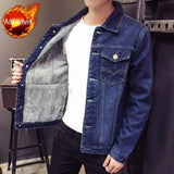 Jinquedai Button Men's Denim Jacket Loose Black Male Jean Coats New In Worn Trendy Elatic Lowest Price Korean Popular Clothes Original Low jinquedai