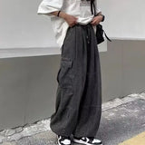 Y2k Baggy Cargo Jeans for Men Oversize Wide Leg Denim Pants Male Hip Hop Trousers Pockets Streetwear Loose Patchwork jinquedai