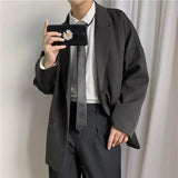 Jinquedai  Coat Men's Suit Jackets Black Chinese Male Blazer Single Breasted Elegant Fashion Classic Simple Original Fashionable New jinquedai
