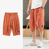 Jinquedai Plus Size Summer Harem Pants Men Short Joggers Chinese Style Calf-Length Casual Baggy Pants Male Capris Trousers 8XL jinquedai