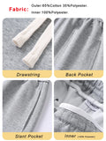 Jinquedai Spring Autumn Men Sweatpants Korean Fashion Sportswear Drawstring Wide Leg Straight Track Pants Cotton Casual Loose Trousers jinquedai