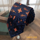 Luxurious Floral Contrasting Colors Classic Men Necktie Formal Original Gift For Man Daily Wear Accessories Cravat Wedding Party jinquedai