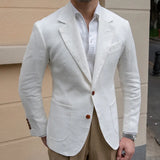 Men Italian Blazer Men Luxury Stylish Blazer Hombre Chaqueta Hombre Wedding Groom Formal Social Club Outfits Jacket jinquedai