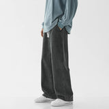 New Baggy Jeans Men's Streetwear Harajuku Fashion Casual Wide-leg Trousers Japanese Simple Male Jeans Denim Pants