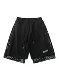 Men's Shorts for Men Basketball Short Homme Paisley Summer Black Clothes for Men Hippie Streetwear Hip Hop Harajuku jinquedai