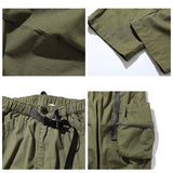 Jinquedai  Baggy Black Cargo Pants Men American Oversize Khaki Cargo Trousers Male Pocket Loose Casual Hip Hop jinquedai