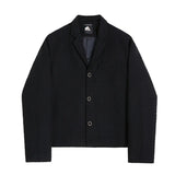 Jinquedai  Men's Clothing Tide Korean Casual Short Style Suit Coat 2024 Spring New Loose Simple Long Sleeve Blazers For Male jinquedai