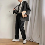 Jinquedai  Coat Men's Suit Jackets Black Chinese Male Blazer Single Breasted Elegant Fashion Classic Simple Original Fashionable New jinquedai