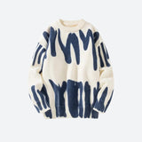 Jinquedai Spray Paint Soft Touch Knitted Sweater Jinquedai