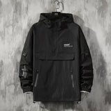 2021 Men Streetwear Jackets And Coats Hip Hop Harajuku Men&#39;s Windbreaker Overcoat Mens Clothing jinquedai