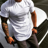 Rashgard Short Sleeve Sport Shirt Men Gym T Shirt Workout T-Shirt Quick Dry Running Tshirt Elastic Sports fitness Top Sportswear jinquedai