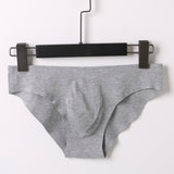 Sexy Men Briefs Underwear Mens Modal Underwear Seamless U Conve Pouch Underpants Breathable Confortable Low Waist Male Panties jinquedai