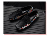 Jinquedai  Large Size 46 Men Loafers Soft Luxury Moccasins High Quality Spring Autumn Genuine Leather Shoes Men Warm Flats Driving Shoes jinquedai