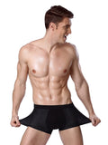 Jinquedai 8XL Plus Banboo Fiber Men Underwear Male boxer  Solid Panties Shorts Men's  Underpants Breathable Intimate Man boxers 4pcs jinquedai