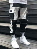 Streetwear Men's Multi Pockets Cargo Harem Pants Hip Hop Casual Male Track Pants Joggers Trousers Fashion Harajuku Men Pants jinquedai