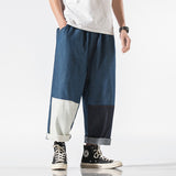 Jinquedai Streetwear Mens Jeans Pants Ankle-Length Japanese Casual Jeans Men  New Fashion Jogging Pants Male Large Size 5XL jinquedai