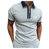 Jinquedai  Men Patchwork Polo shirt Summer Model Tops Short Sleeve Casual Polo shirt  Sexy Quick Dry Mens Clothing S-3XL jinquedai