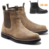 Men Chelsea Boots Spring Autumn Rome Slip-On High Wear-resisting Man Casual Shoes Men Botas Hombre jinquedai